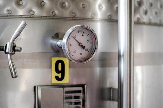 annual production of 800,000 liters.